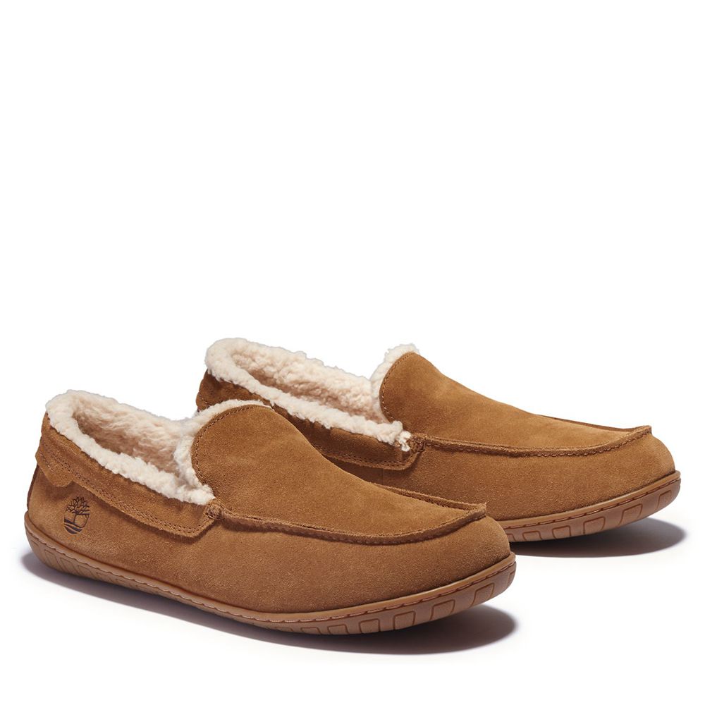 Timberland Παπουτσια Σκαφους Ανδρικα Καφε - Torrez Moccasin Slippers - Greece 1579302-EM